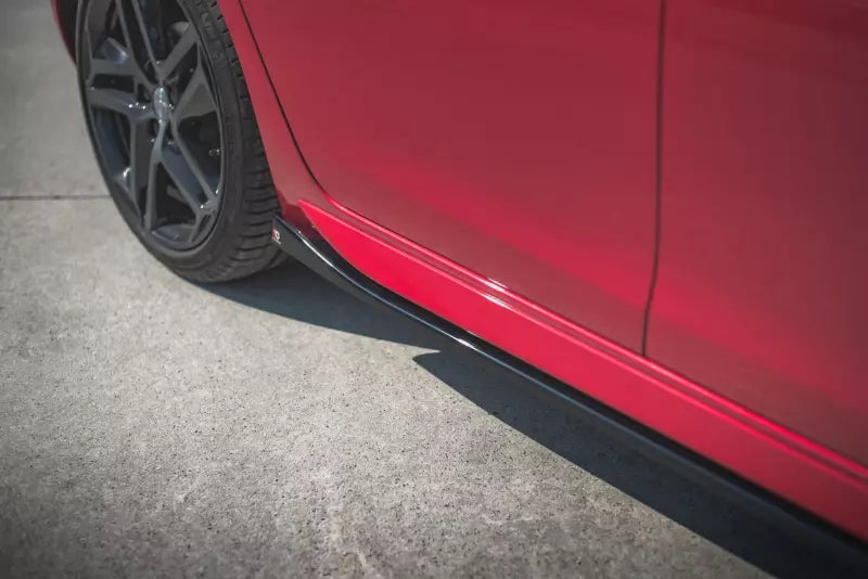 Maxton Design Seitenschweller (Paar) für Peugeot 308 II GT Facelift Hochglanz schwarz – Ansicht 4