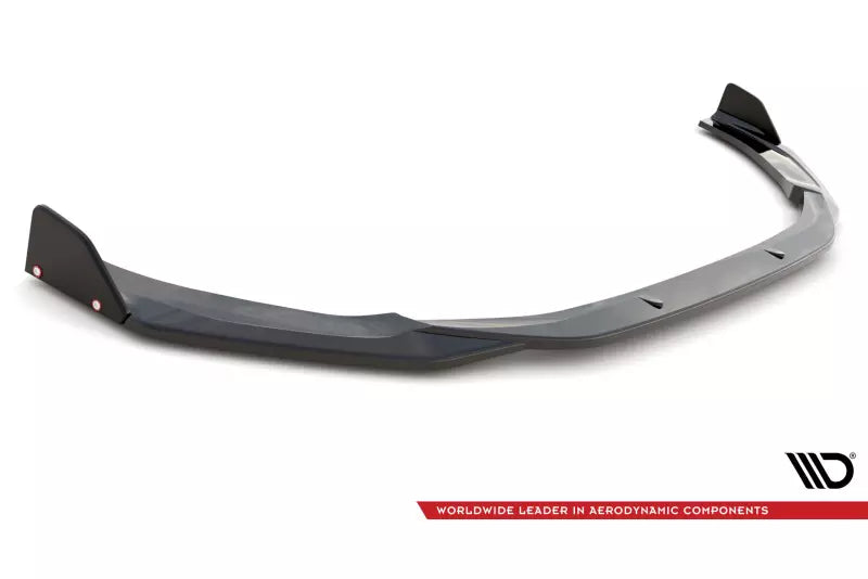 Maxton Design Frontlippe mit Flaps V.1 für Audi RS5 B9 F5 Facelift Hochglanz schwarz – Ansicht 4