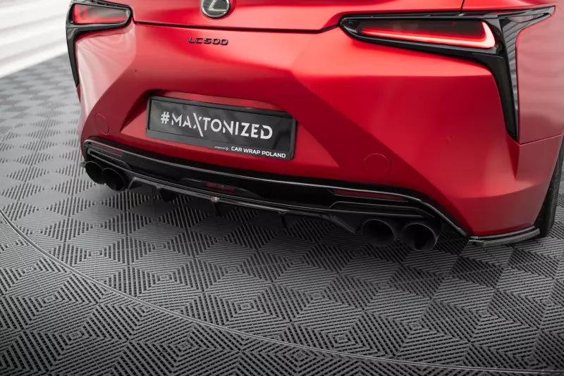 Maxton Design Heckdiffusor für Lexus LC 500 Hochglanz schwarz – Ansicht 4