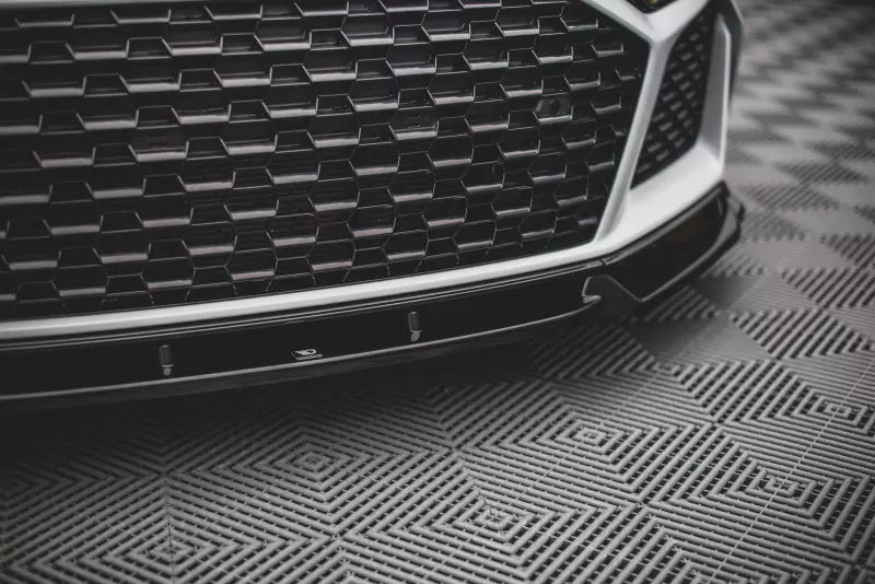 Maxton Design Frontlippe V.1 für Audi R8 4S Facelift 2018- Hochglanz schwarz – Ansicht 4