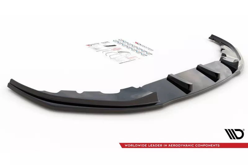 Maxton Design Frontlippe V.2 für BMW 7er G11 M Paket Hochglanz schwarz – Ansicht 4