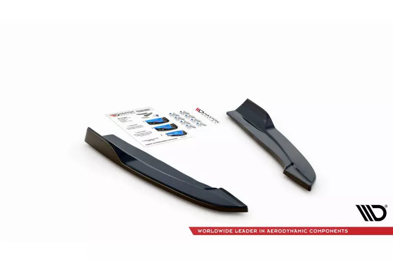 Maxton Design Diffusor Flaps V.4 für Ford Focus ST-Line Mk4 Kombi Hochglanz schwarz – Ansicht 4
