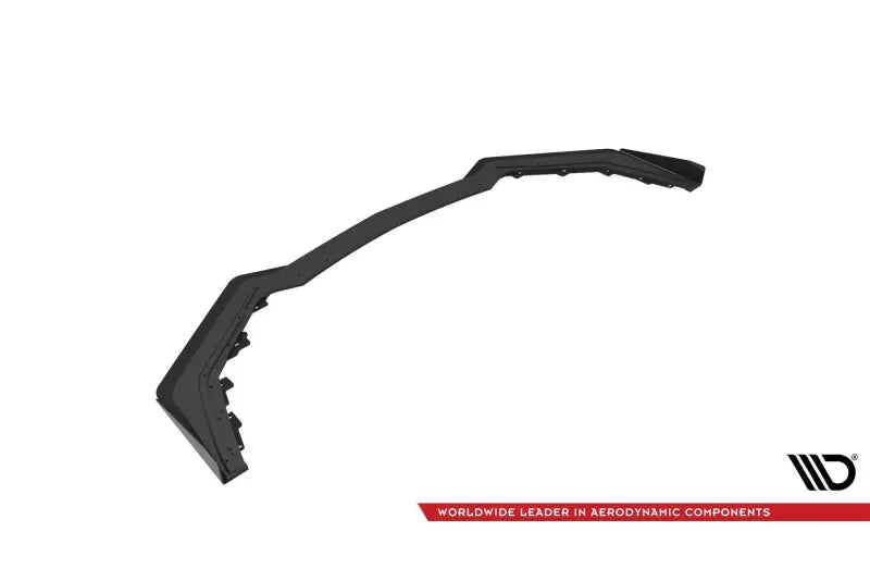 Maxton Design Street Pro Frontlippe für Ford Mustang GT Mk6 Facelift schwarz + Glanz Flaps – Ansicht 4