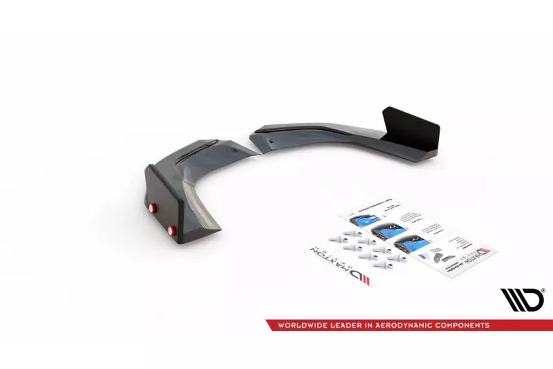 Maxton Design Diffusor Flaps V.2 für Mercedes A45 AMG S mit Aero Paket W177 Hochglanz schwarz – Ansicht 4