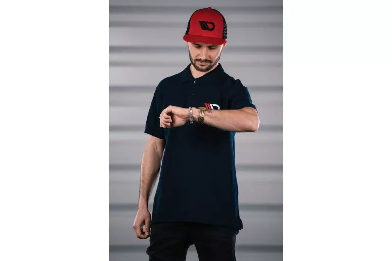 Mens Navy Blue Polo shirt XL – Ansicht 4