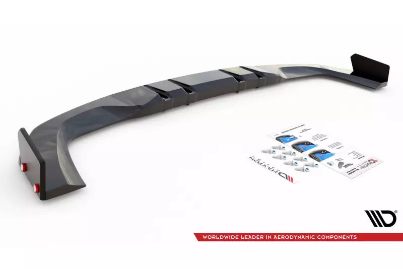 Maxton Design Heckdiffusor V.2 mit Flaps für Mercedes A45 AMG S mit Aero Paket W177 Hochglanz schwarz – Ansicht 4