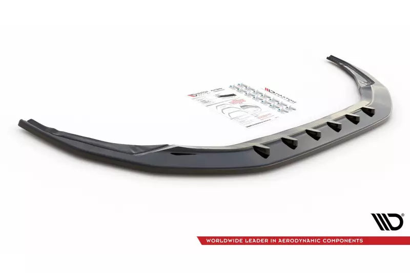 Maxton Design Frontlippe V.1 für Audi S3 / A3 S-Line 8Y Hochglanz schwarz – Ansicht 4