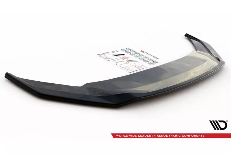 Maxton Design Frontlippe V.3 für VW Arteon R-Line Facelift Hochglanz schwarz – Ansicht 4