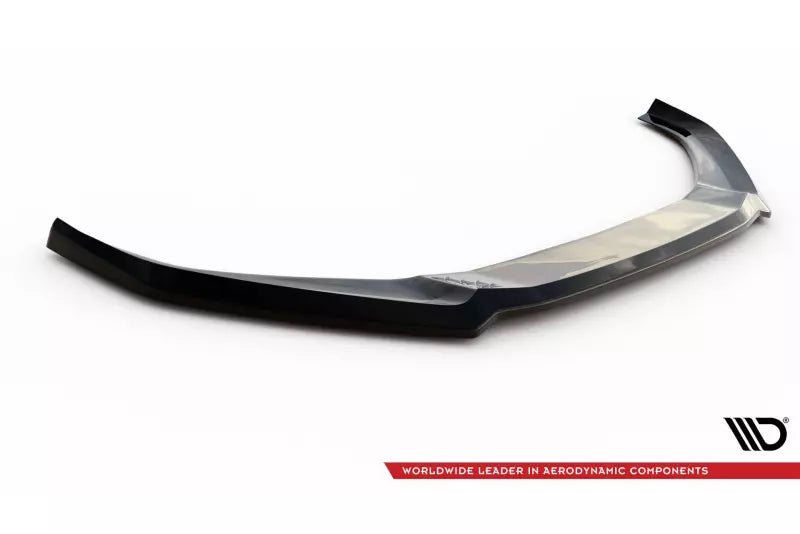 Maxton Design Frontlippe V.4 für Audi S4 / A4 S-Line B9 Hochglanz schwarz – Ansicht 4