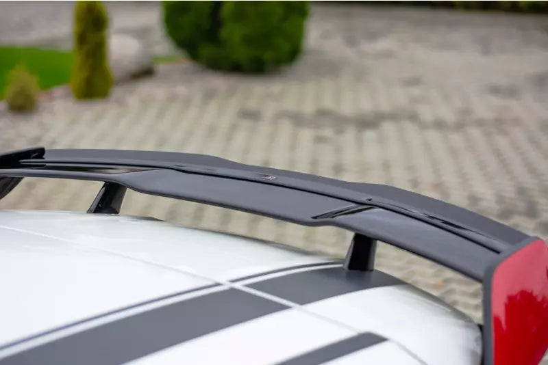Maxton Design kleine Heckspoiler Lippe für Mercedes A45 AMG W176 Hochglanz schwarz – Ansicht 4