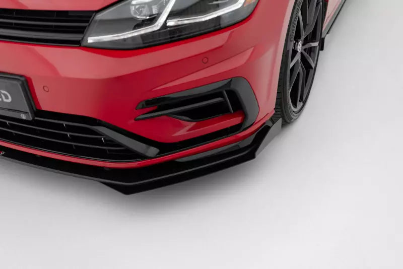 Maxton Design Street Pro Diffusor Flaps für VW Golf 7 R-Line / R Facelift Hochglanz schwarz – Ansicht 4