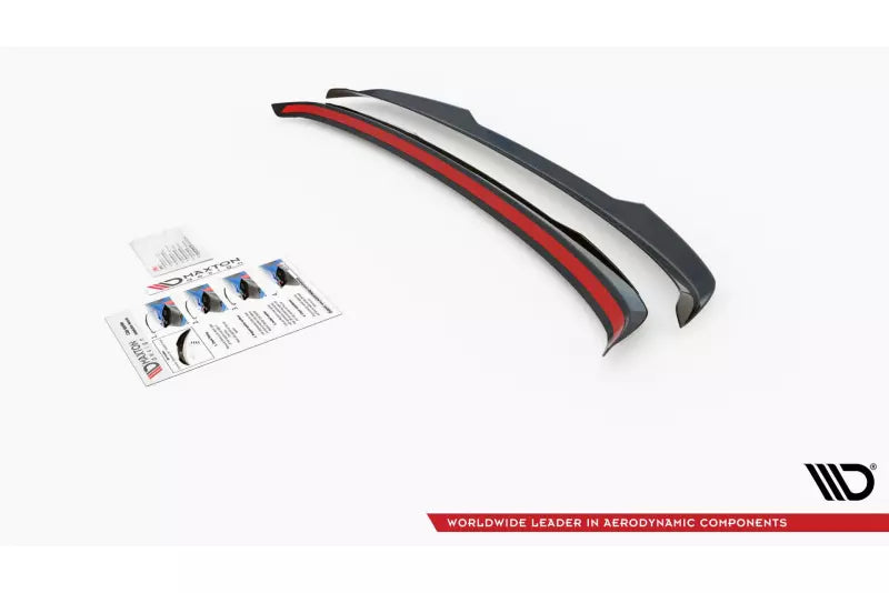 Maxton Design Heckspoiler Lippe für Volvo V60 R-Design Mk2 Hochglanz schwarz – Ansicht 4