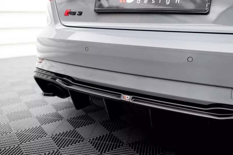 Maxton Design Heckdiffusor für Audi RS3 8V Sportback Facelift 2017- Hochglanz schwarz – Ansicht 4