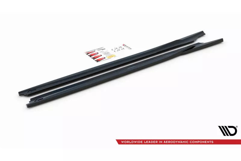 Maxton Design Seitenschweller (Paar) für BMW X1 M-Paket F48 Hochglanz schwarz – Ansicht 4