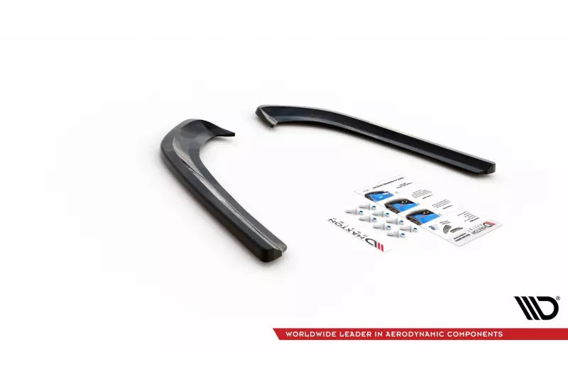 Maxton Design Diffusor Flaps für Ford Mondeo Mk5 Hochglanz schwarz – Ansicht 4