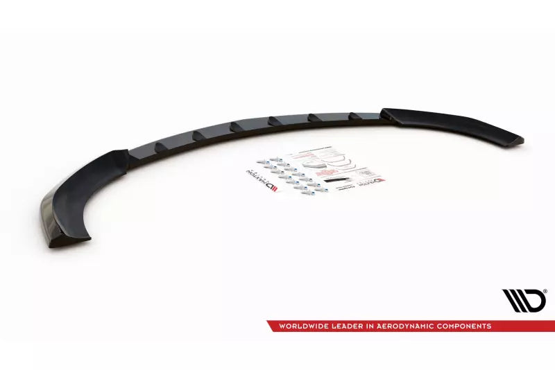 Maxton Design Frontlippe V.3 für Mercedes E63 AMG Kombi/Limousine S213/W213 Hochglanz schwarz – Ansicht 4