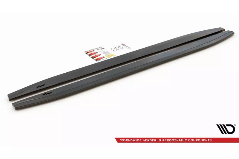 Maxton Design Seitenschweller (Paar) für Mercedes GLS X167 AMG-Line Hochglanz schwarz – Ansicht 4