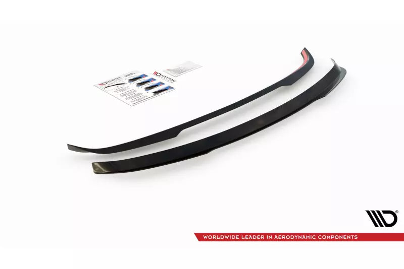 Maxton Design Heckspoiler Lippe für Toyota Avensis Mk3 Facelift Wagon Hochglanz schwarz – Ansicht 4