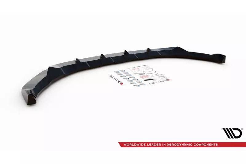 Maxton Design Frontlippe V.1 für VW T-Roc Mk1 Hochglanz schwarz – Ansicht 4