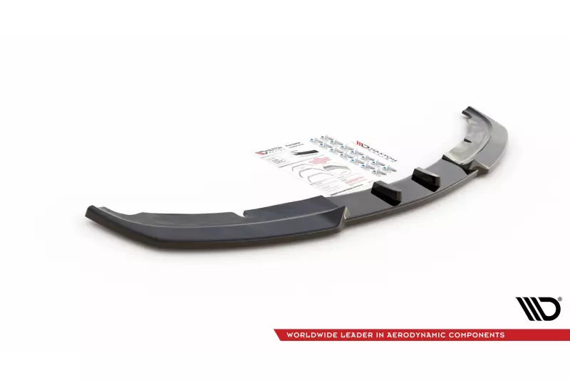 Maxton Design Frontlippe V.1 für BMW 3er E90 Hochglanz schwarz – Ansicht 4
