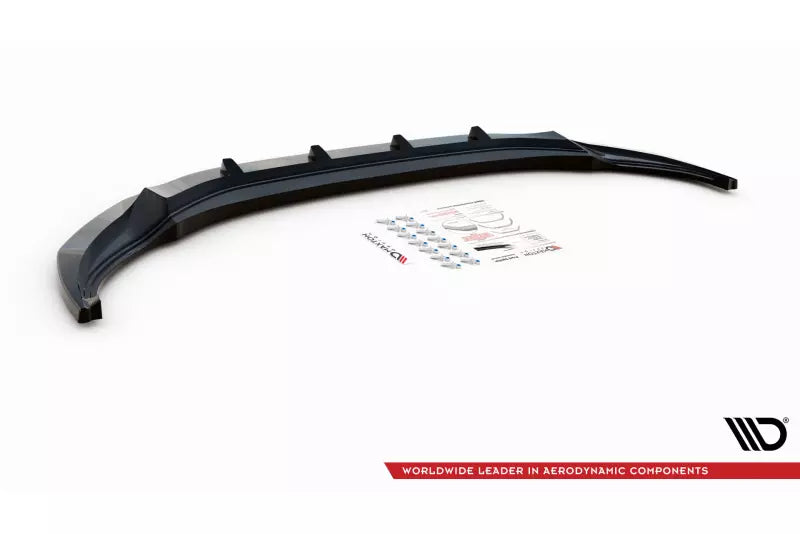 Maxton Design Frontlippe V.3 für VW Tiguan R / R-Line Mk2 Facelift Hochglanz schwarz – Ansicht 4