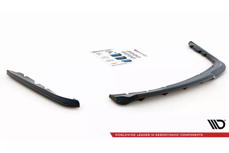 Maxton Design Heckdiffusor DTM Look für BMW 3er Limousine E90 Hochglanz schwarz – Ansicht 4