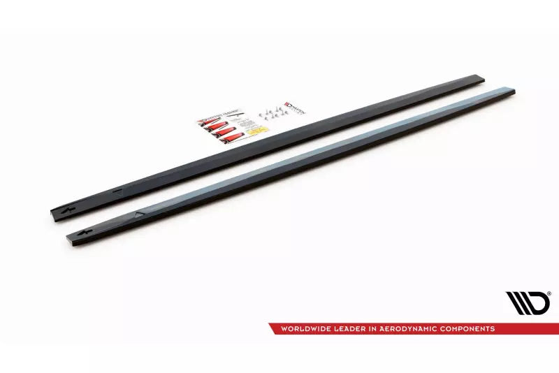 Maxton Design Seitenschweller (Paar) für Ford Kuga ST-Line Mk3 Hochglanz schwarz – Ansicht 4