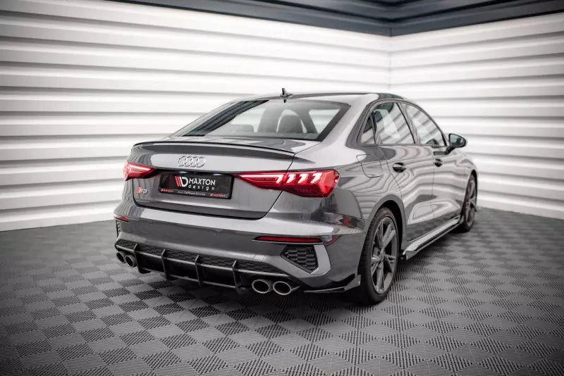 Maxton Design Street Pro Heckdiffusor für Audi S3 Limousine 8Y Schwarz – Ansicht 4