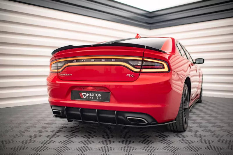 Maxton Design Street Pro Heckdiffusor für Dodge Charger RT Mk7 Facelift Schwarz – Ansicht 4