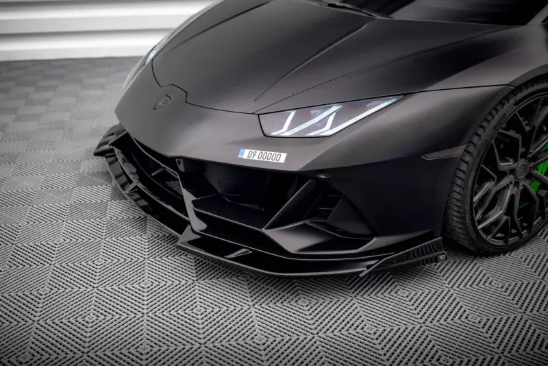 Maxton Design Frontlippe für Lamborghini Huracan EVO Hochglanz schwarz – Ansicht 4