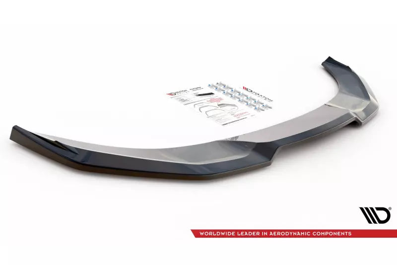 Maxton Design Frontlippe V.3 V.1 für Nissan 370Z Nismo Facelift Hochglanz schwarz – Ansicht 4