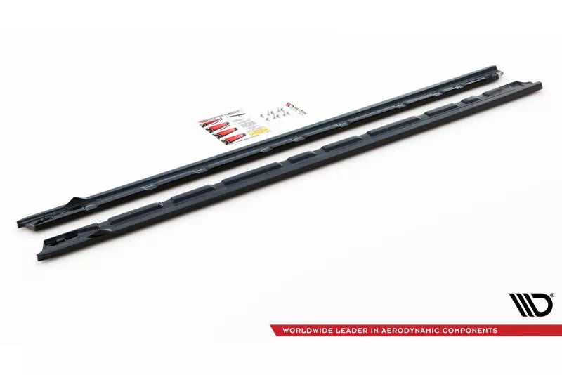 Maxton Design Seitenschweller (Paar) für Opel Insignia Mk2 Hochglanz schwarz – Ansicht 4