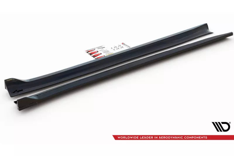 Maxton Design Seitenschweller (Paar) V.2 für Tesla Model 3 Hochglanz schwarz – Ansicht 4