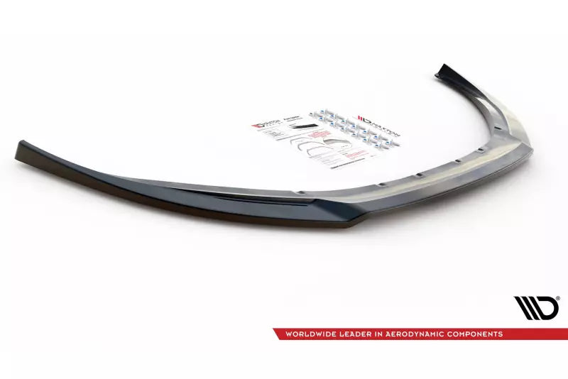 Maxton Design Frontlippe V.2 für Volvo V70 Mk3 Hochglanz schwarz – Ansicht 4
