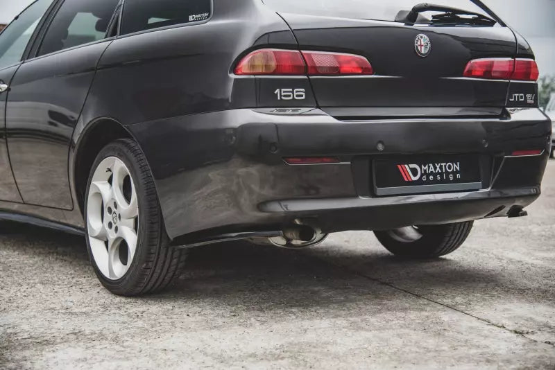 Maxton Design Diffusor Flaps für Alfa Romeo 156 SW Facelift Hochglanz schwarz – Ansicht 4