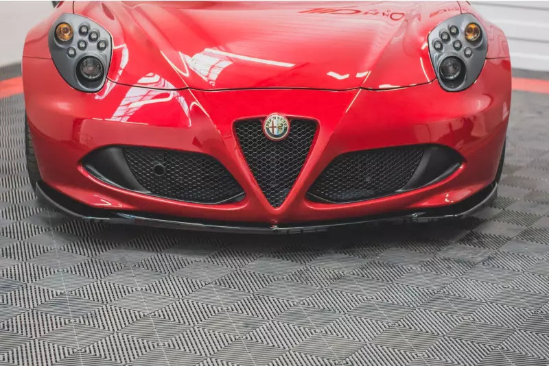 Maxton Design Frontlippe für Alfa Romeo 4C Hochglanz schwarz – Ansicht 4