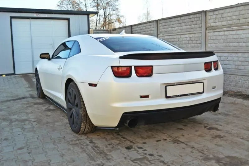 Maxton Design Diffusor Flaps für Chevrolet Camaro Mk5 SS - US, EU vor Facelift Hochglanz schwarz – Ansicht 4