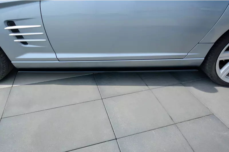 Maxton Design Seitenschweller (Paar) für Chrysler Crossfire Hochglanz schwarz – Ansicht 4