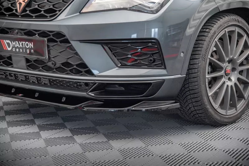 Maxton Design Frontlippe V.2 für Cupra Ateca 2018-2020 Hochglanz schwarz – Ansicht 4