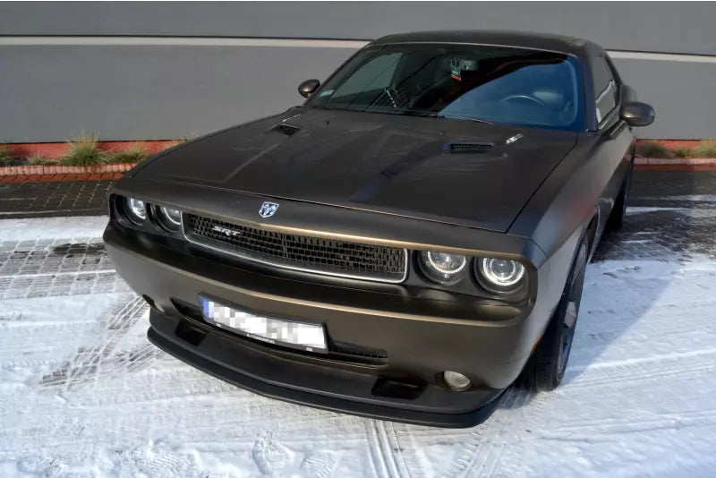 Maxton Design Frontlippe für Dodge Challenger Mk3 SRT8 Coupe Hochglanz schwarz – Ansicht 4