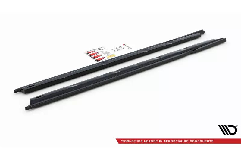 Maxton Design Seitenschweller (Paar) für Audi A3 Sportback 8V Hochglanz schwarz – Ansicht 4