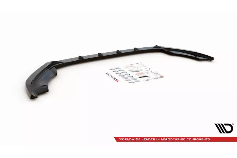 Maxton Design Frontlippe V.1 für Seat Ibiza Mk5 Hochglanz schwarz – Ansicht 4