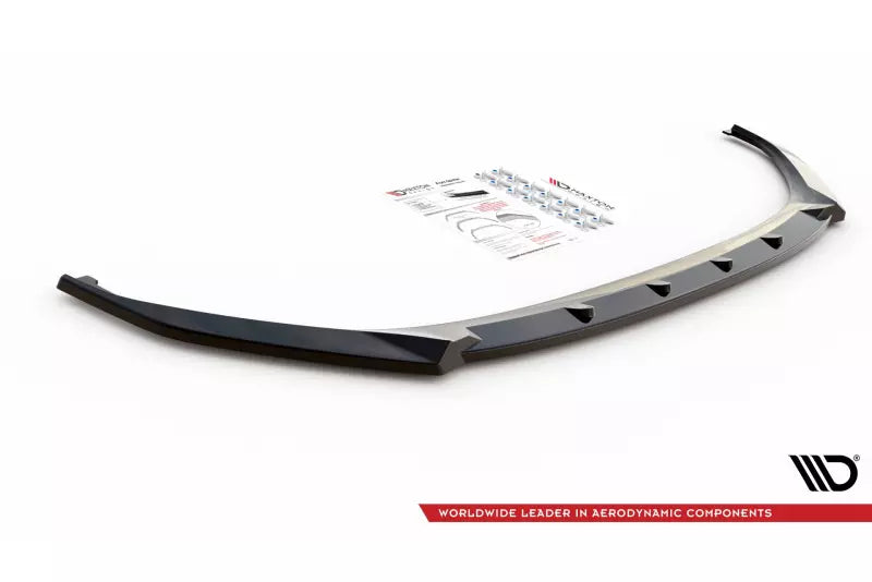 Maxton Design Frontlippe V.2 für Skoda Enyaq iV Hochglanz schwarz – Ansicht 4