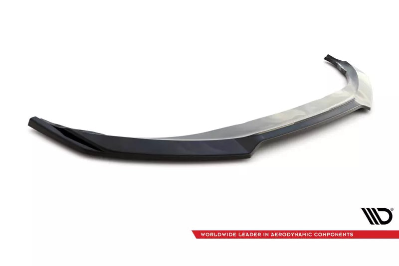 Maxton Design Frontlippe V.2 für Ford Mustang Mach-E Mk1 Hochglanz schwarz – Ansicht 4