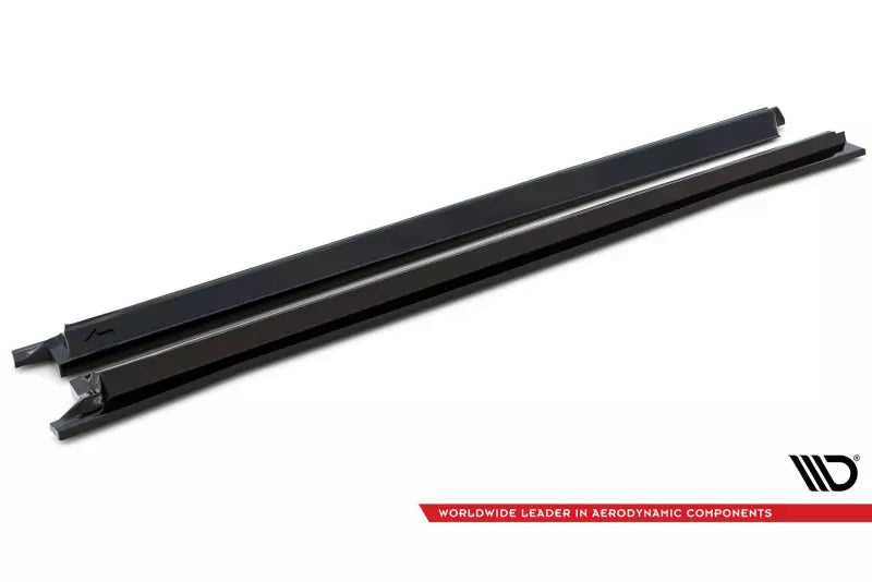 Maxton Design Seitenschweller (Paar) für Audi RSQ8 Mk1 Hochglanz schwarz – Ansicht 4