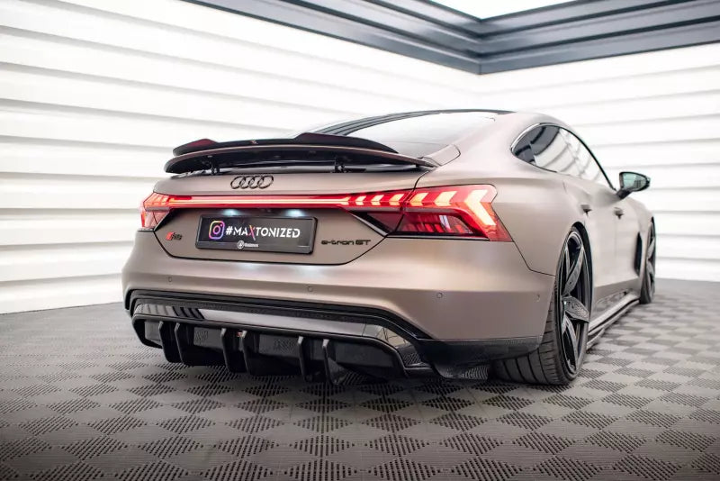 Maxton Design Heckdiffusor für Audi e-Tron GT / RS GT Mk1 Hochglanz schwarz – Ansicht 4