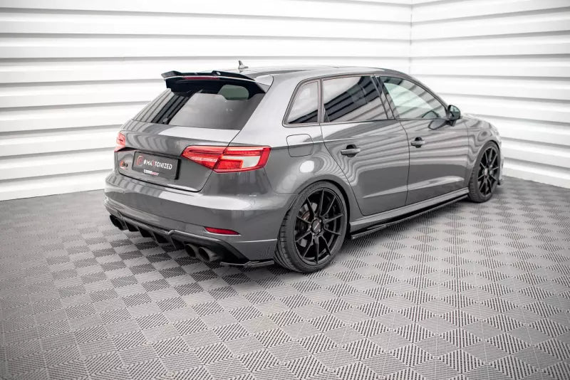 Maxton Design Diffusor Flaps für Audi S3 Sportback 8V Facelift Hochglanz schwarz – Ansicht 4