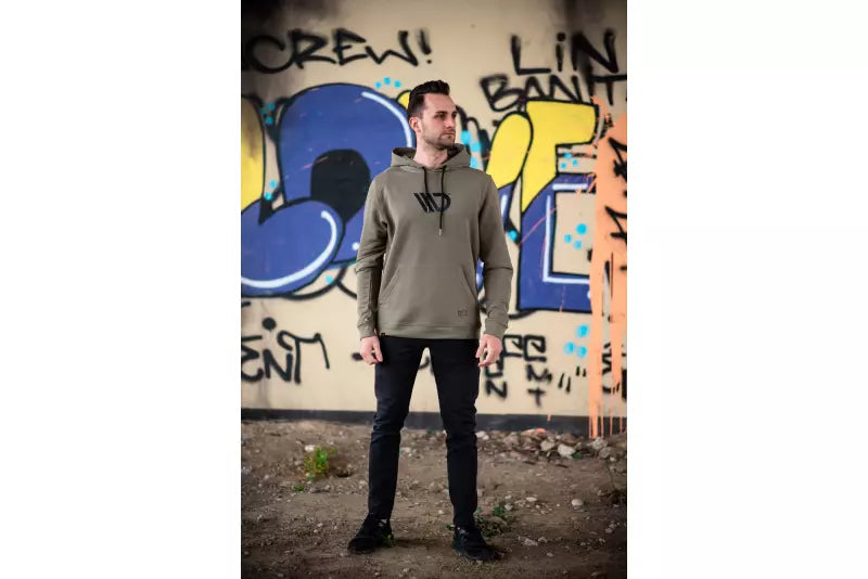 Maxton Design Herren Hoodie Khaki Größe XL – Ansicht 4