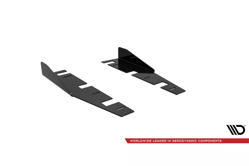 Maxton Design Street Pro Schweller Flaps BMW M2 F87 Hochglanz schwarz – Ansicht 4
