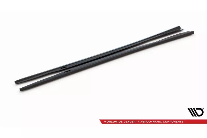 Maxton Design Seitenschweller (Paar) für Mercedes-Benz B W246 Facelift Hochglanz schwarz – Ansicht 4